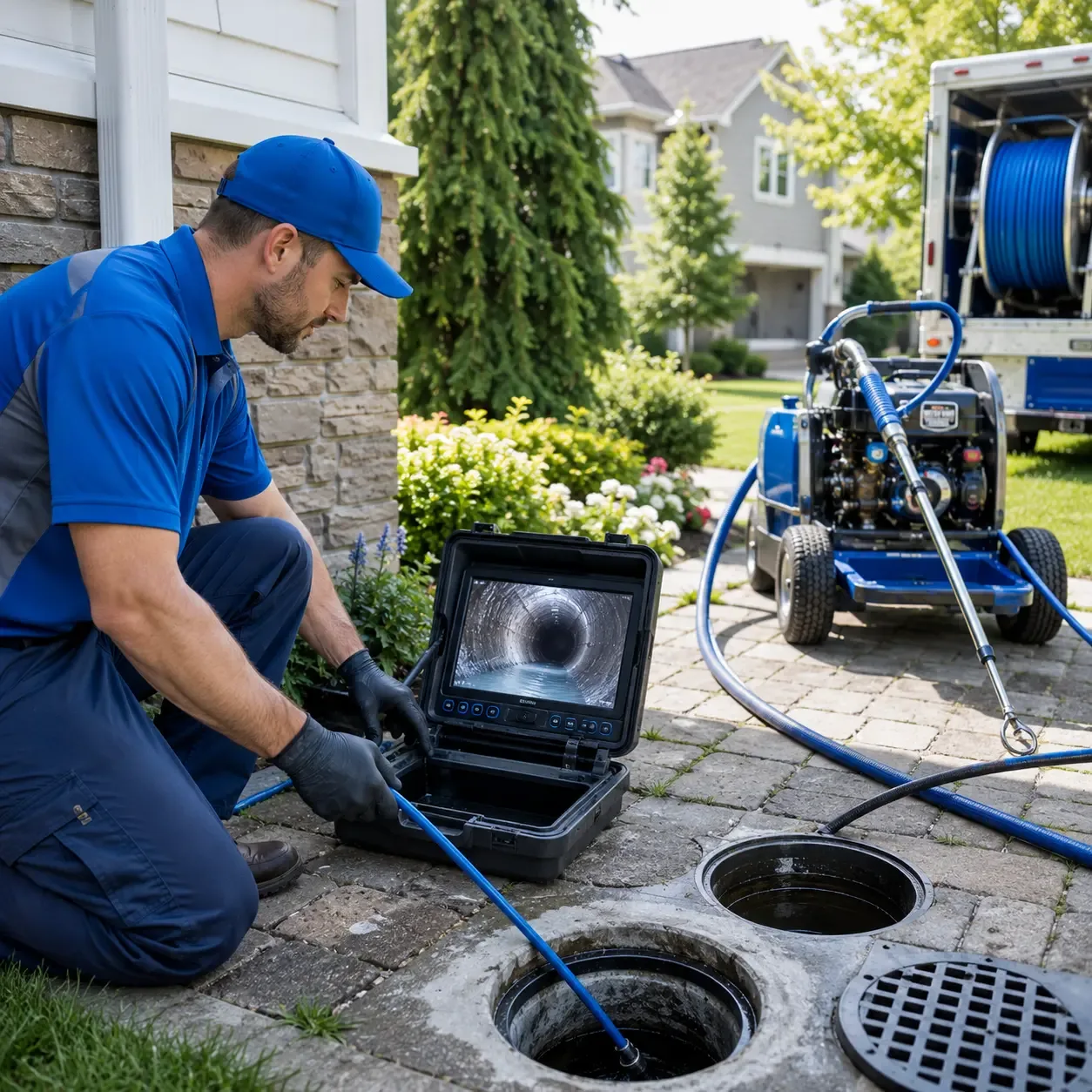 Outdoor drain cleaning professionals serving Camp Douglas, WI